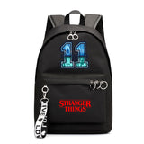 Stranger Things Backpack Printed Preppy Style Backpack Ribbon Bag Student Schoolbag Girl