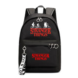 Stranger Things Backpack Printed Preppy Style Backpack Ribbon Bag Student Schoolbag Girl