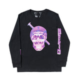 Skull Vlone Shirt Autumn Printing Pullover Long Sleeve Sweater Men
