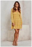 Milkmaid Dresses Off-Neck Ruffle Summer Sexy Dress