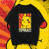 Men and Women Pokemon Pikachu T Shirt Y Detective Pikachu T-shirt