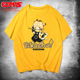 Men and Women Pokemon Pikachu T Shirt Anime Union Ming Bao Cute Loose