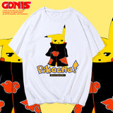 Men and Women Pokemon Pikachu T Shirt Y Pikachu Short Sleeve T-shirt