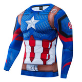 Marvel T Shirt Marvel Captain America Clothes Avengers 4 Scale Combat Clothes Marvel T-shirt