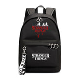 Stranger Things Backpack Printed Preppy Style Backpack Ribbon Bag Student Schoolbag Girl
