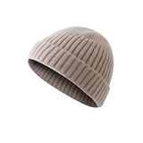 Toboggan Hat Retro Autumn and Winter Knitted Hat Men