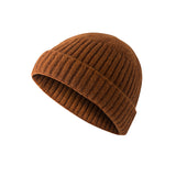 Toboggan Hat Retro Autumn and Winter Knitted Hat Men