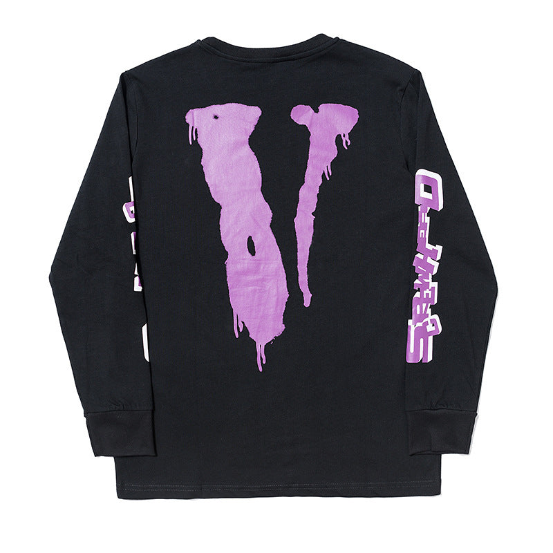 Skull Vlone Shirt Autumn Printing Pullover Long Sleeve Sweater Men