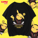 Men and Women Pokemon Pikachu T Shirt Pikachu Short Sleeve T-shirt