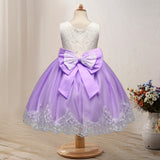 Toddler Girls Sequin Gown Dress Baby Princess Dress One Year Old Celebration Dress Bow Lace Dress Baby Dresses