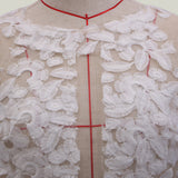 Women Lace Wedding Dress Women's round Neck Sexy Dress Fashion Evening Dress