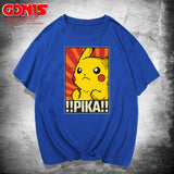 Men and Women Pokemon Pikachu T Shirt Y Detective Pikachu T-shirt