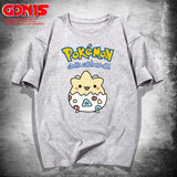 Men And Women Pokemon Pikachu T Shirt Pikachu Short Sleeve T-shirt For Men And Women