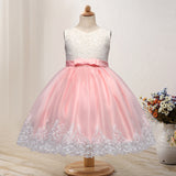 Toddler Girls Sequin Gown Dress Baby Princess Dress One Year Old Celebration Dress Bow Lace Dress Baby Dresses