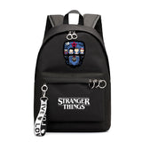 Stranger Things Backpack Printed Preppy Style Backpack Ribbon Bag Student Schoolbag Girl