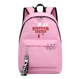 Stranger Things Backpack Printed Preppy Style Backpack Ribbon Bag Student Schoolbag Girl