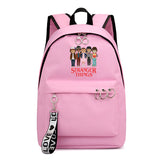 Stranger Things Backpack Printed Preppy Style Backpack Ribbon Bag Student Schoolbag Girl