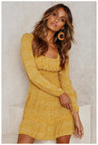 Milkmaid Dresses Off-Neck Ruffle Summer Sexy Dress