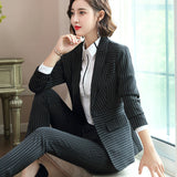 Womens Autumn Uniform Designs Formal Style Office Lady Bussiness Attire Work Suit