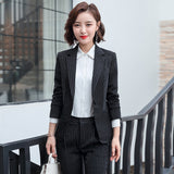 Women Autumn Uniform Designs Formal Style Office Lady Bussiness Attire Work Suit