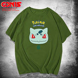 Men and Women Pokemon Pikachu T Shirt Pikachu Short Sleeve T-shirt for Men