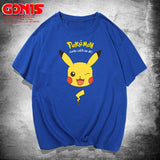 Men and Women Pokemon Pikachu T Shirt Pikachu Short Sleeve T-shirt