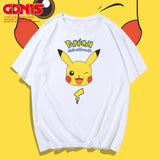 Men and Women Pokemon Pikachu T Shirt Pikachu Short Sleeve T-shirt