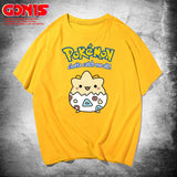 Men And Women Pokemon Pikachu T Shirt Pikachu Short Sleeve T-shirt For Men And Women