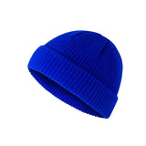 Toboggan Hat Autumn Winter Retro Dome Thermal Knitted Hat