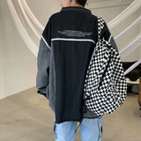 Men Denim Jacket Men's Coat Autumn Loose Top Spring and Autumn