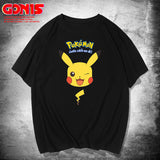 Men and Women Pokemon Pikachu T Shirt Pikachu Short Sleeve T-shirt