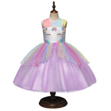 Toddler Girls Sequin Gown Dress Children Princess Pettiskirt Colorful Dress Mesh I Dress for Women