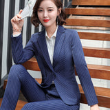 Women Autumn Uniform Designs Formal Style Office Lady Bussiness Attire Work Suit