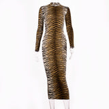 Victoria Beckham Dresses Women's Spring Long Sleeve Printed Dress