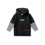 Children Boy Hoodie Autumn Boy's Hoody Long Sleeve Pattern Patchwork Top Children's Sweater