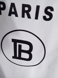 T Shirt Balmain Spring/Summer Cotton Printed Letter Short Sleeve T-shirt for Men and Women