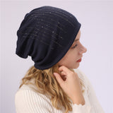 Women Winter Hats Autumn and Winter Men's and Women's Sleeve Cap Knitted Warm