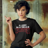 Stranger Things T Shirt Eleven Female Printed T-shirt Men's and Women's Cotton