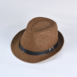 Italian Fedora Hats Summer Straw Hat Men's Top Hat