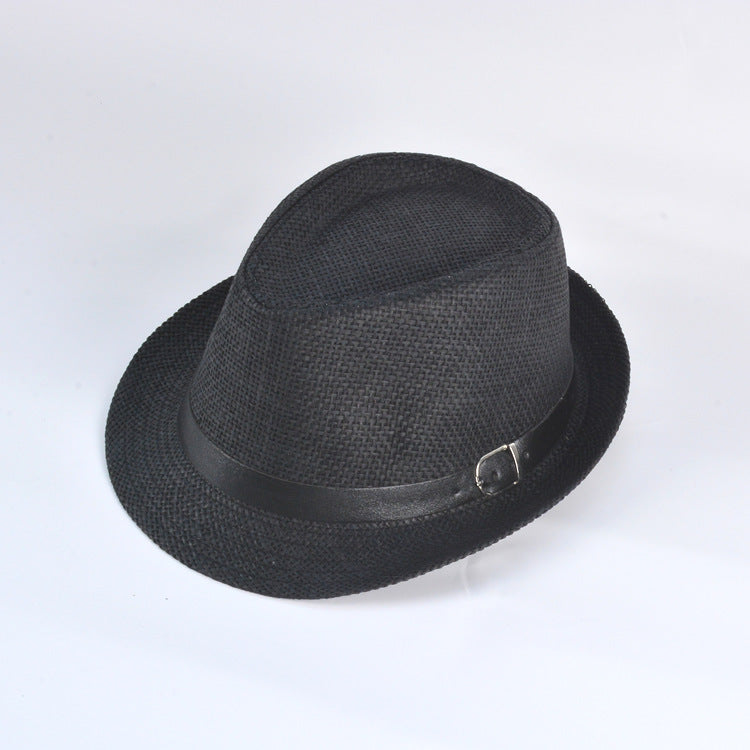 Italian Fedora Hats Summer Straw Hat Men's Top Hat