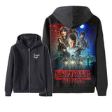 Stranger Things Hellfire Club Coat Digital Printing Hoodie Pullover Sports Sweater Couple's Clothes