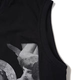 GVC Vest Virgin Mary Pattern Cotton Loose Vest for Men