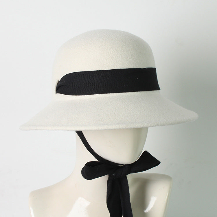 Fedora Golf Hats Autumn and Winter Women's Casual Fedora Hat