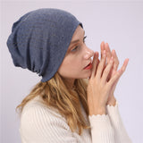 Women Winter Hats Autumn and Winter Men's and Women's Sleeve Cap Knitted Warm