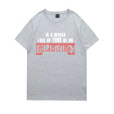 Stranger Things T Shirt Eleven Female Printed T-shirt Men's and Women's Cotton