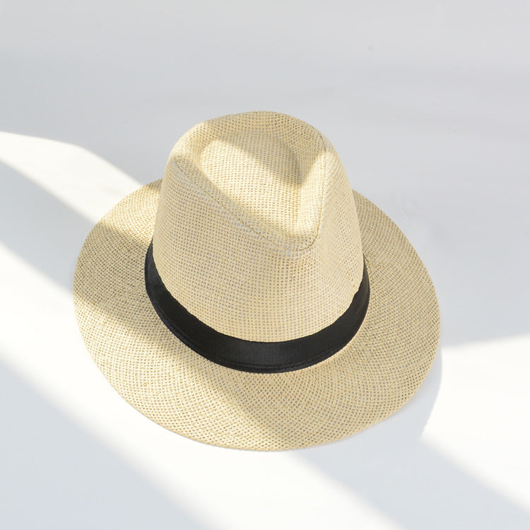 Italian Fedora Hats Summer Hat Men's Women's Straw Hat Casual Fedora Hat