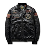 Graphic Leather Jacket Women Spring and Autumn Men's Leather Jacket Jacket Pu Casual Motorcycle Jacket Men