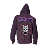 Bone Varsity Jacket Sweater Zipper Hooded Cardigan Jacket Anime