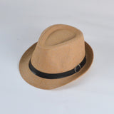 Italian Fedora Hats Summer Straw Hat Men's Top Hat