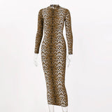 Victoria Beckham Dresses Women's Spring Long Sleeve Printed Dress